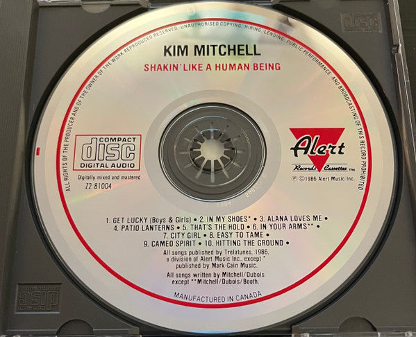 Kim Mitchell : Shakin' Like A Human Being (CD, Album)