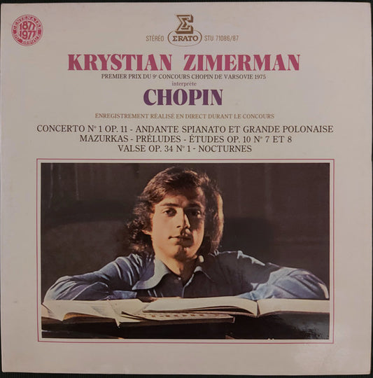 Krystian Zimerman Interprète Frédéric Chopin : Concerto N°1 / Andante Spianato Et Grande Polonaise / Mazurkas / Préludes .... (2xLP, Gat)