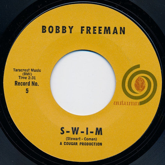 Bobby Freeman : S-W-I-M (7", Single, Styrene)