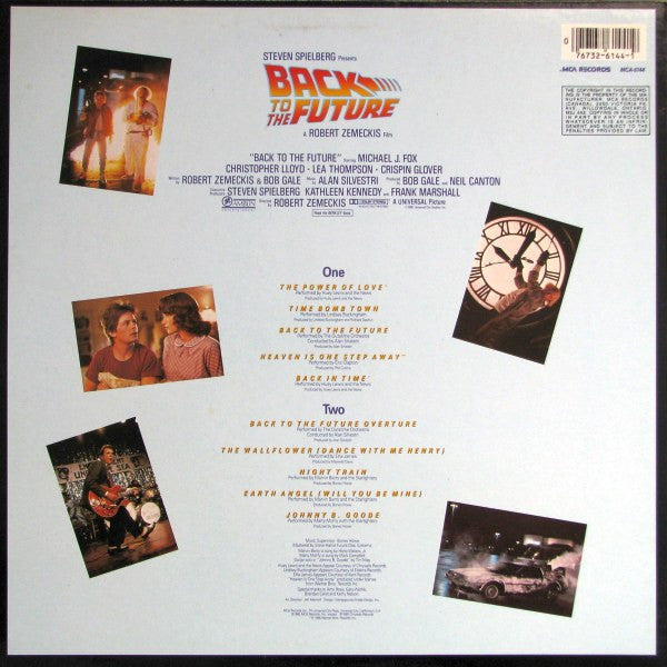 Various : Back To The Future - Music From The Motion Picture Soundtrack (LP, Album)