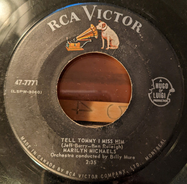Marilyn Michaels : Tell Tommy I Miss Him  (7", Single)
