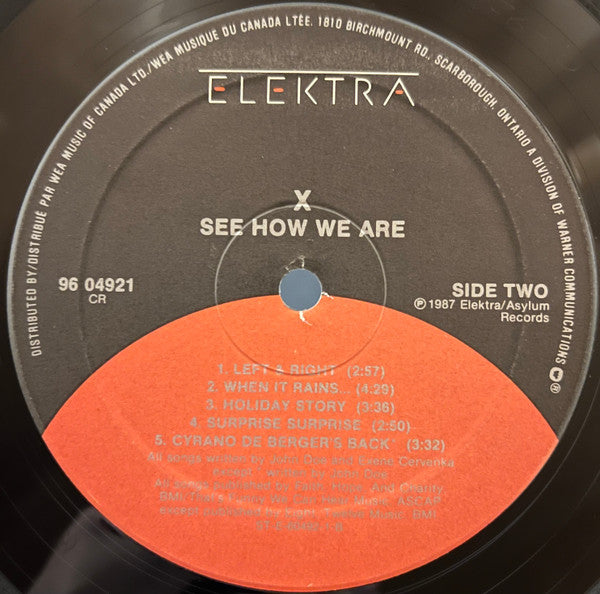 X (5) : See How We Are (LP, Album)