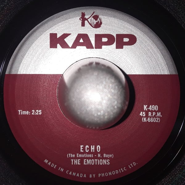 The Emotions (5) : Come Dance Baby / Echo (7")