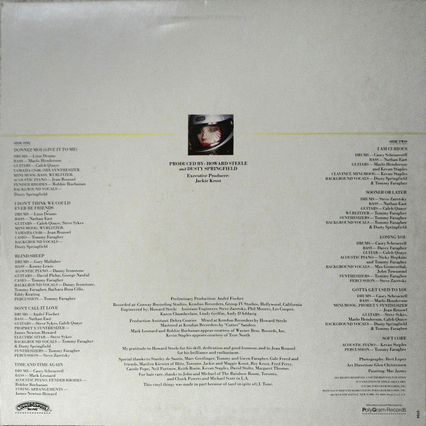 Dusty Springfield : White Heat (LP, Album, 53 )