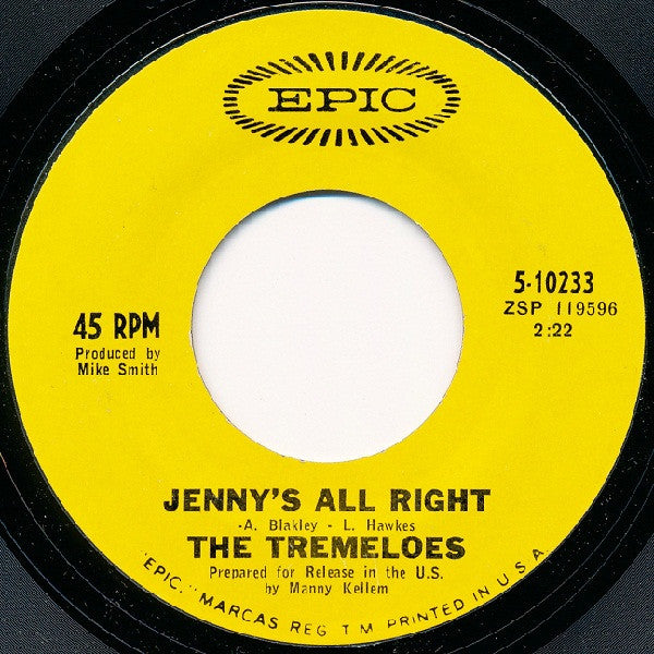 The Tremeloes : Even The Bad Times Are Good (7", Single)