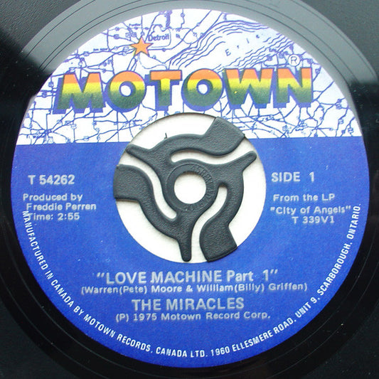 The Miracles : Love Machine (7")