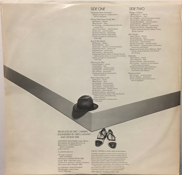 Eric Carmen : Change Of Heart (LP, Album)
