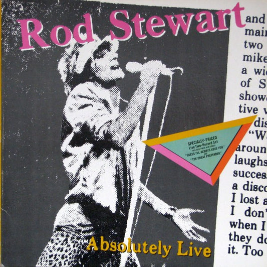 Rod Stewart : Absolutely Live (2xLP, Album, CR)