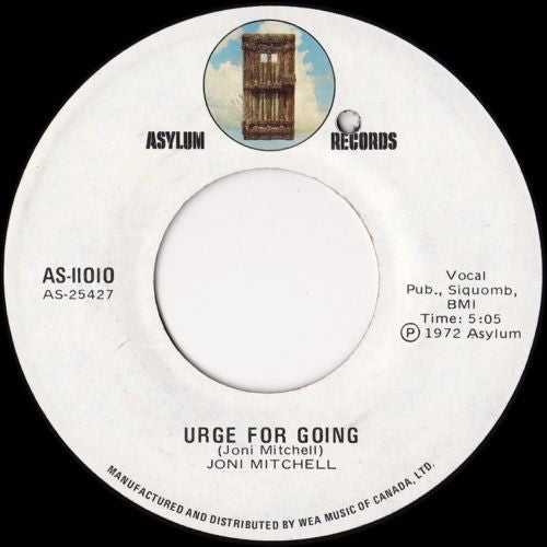 Joni Mitchell : You Turn Me On, I'm A Radio (7")