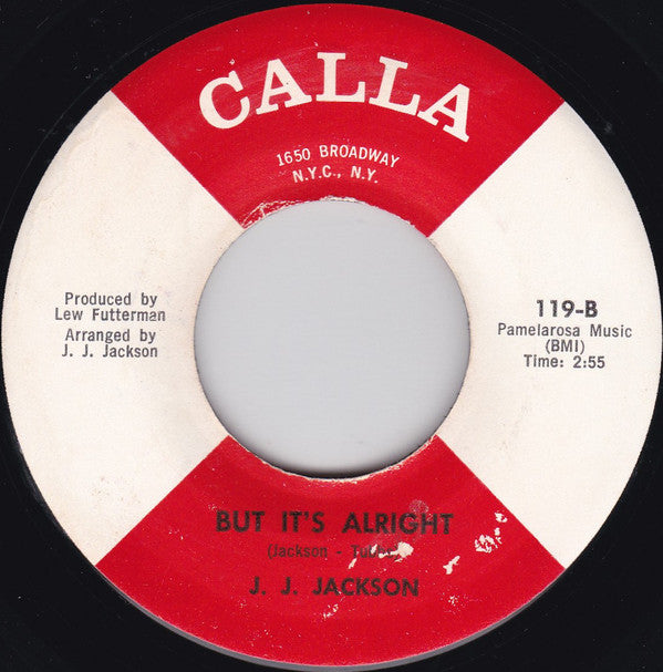 J.J. Jackson : Boogaloo Baby / But It's Alright (7", Single)