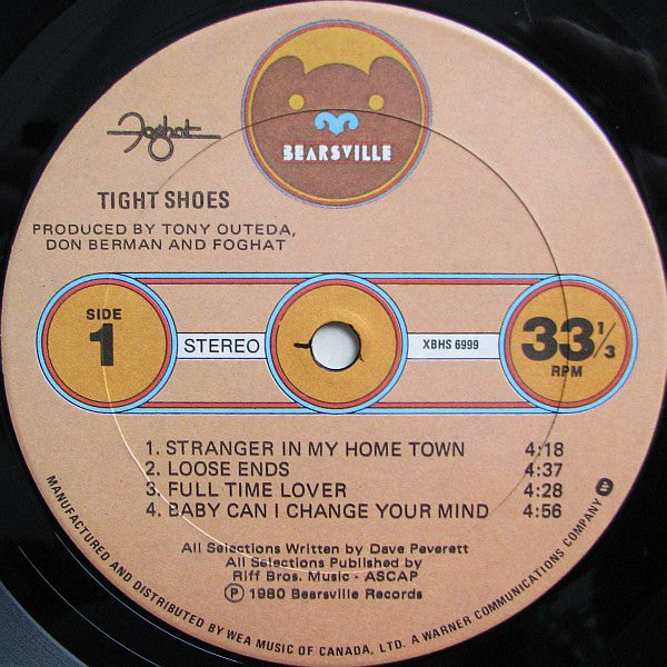 Foghat : Tight Shoes (LP, Album)
