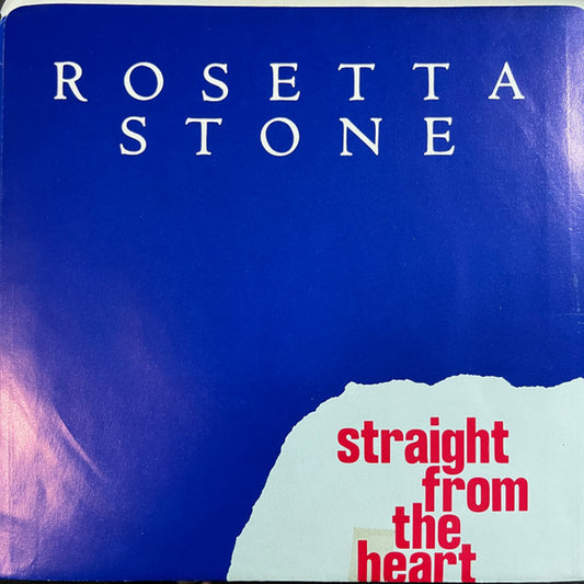 Rosetta Stone (2) : Straight From The Heart (7", Single)