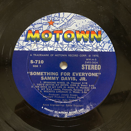 Sammy Davis Jr. : Something For Everyone (LP, Album)