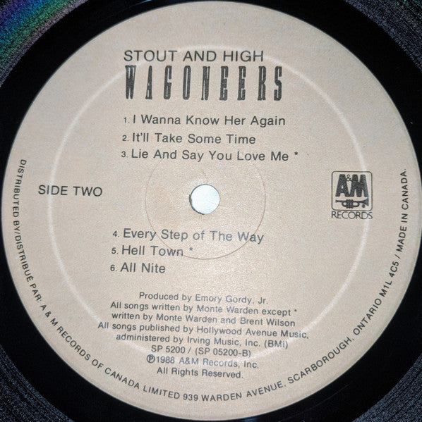 Wagoneers : Stout & High (LP, Album)