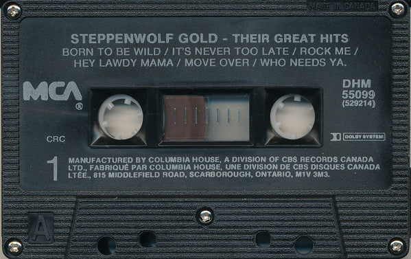 Steppenwolf : Steppenwolf Gold (Their Great Hits) (Cass, Comp, Club, Dol)