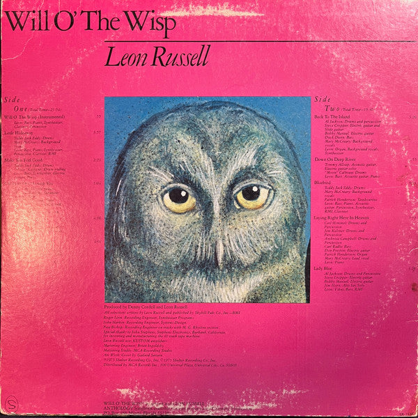 Leon Russell : Will O' The Wisp (LP, Album)
