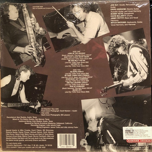 Joe Ely : Lord Of The Highway (LP, Album)