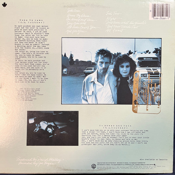 John David Souther : Home By Dawn (LP, Album)