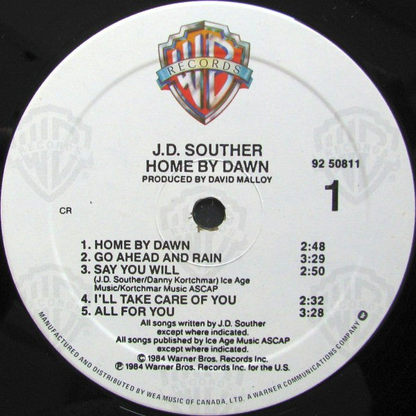 John David Souther : Home By Dawn (LP, Album)