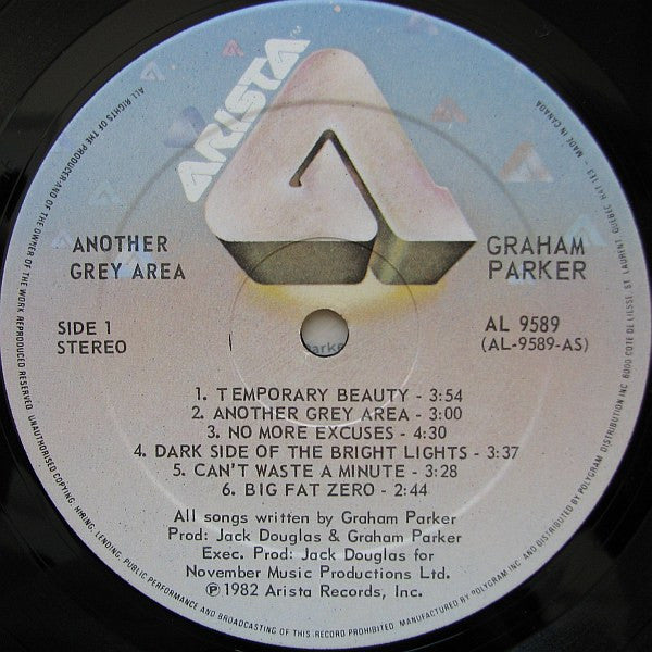 Graham Parker : Another Grey Area (LP, Album)