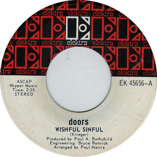 Doors* : Wishful Sinful / Who Scared You (7", Single)