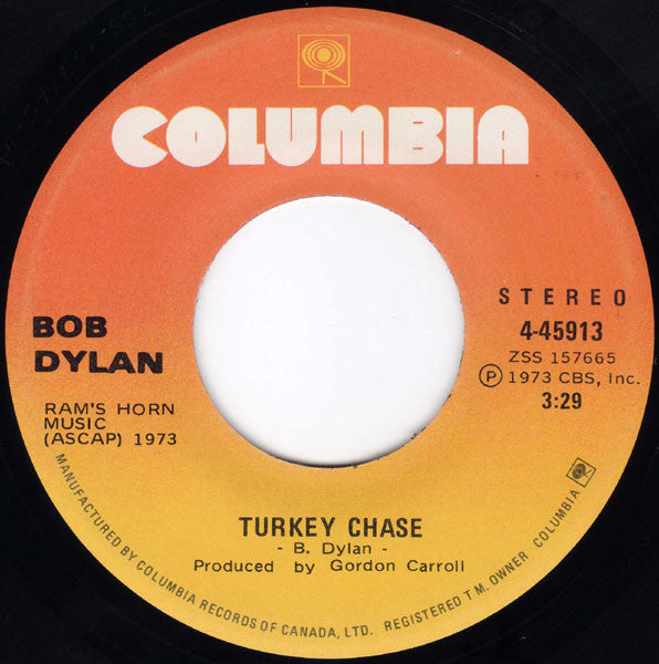 Bob Dylan : Knockin' On Heaven's Door / Turkey Chase (7", Single)