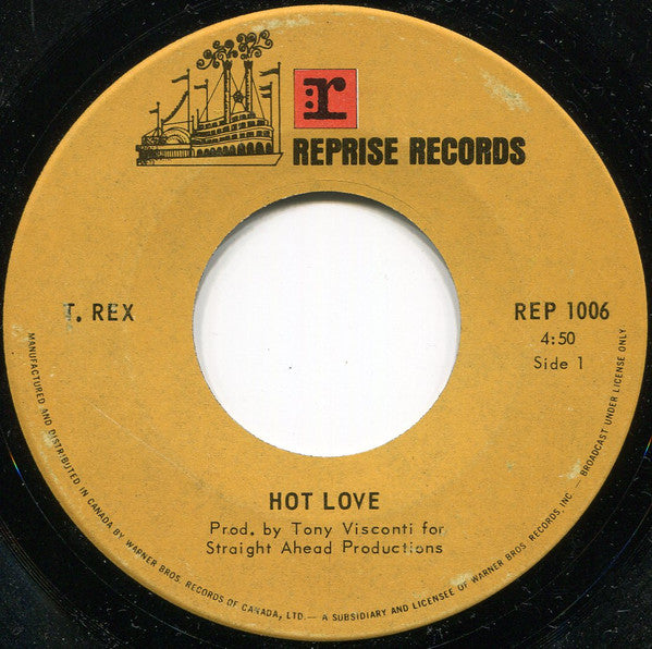 T. Rex : Hot Love (7")