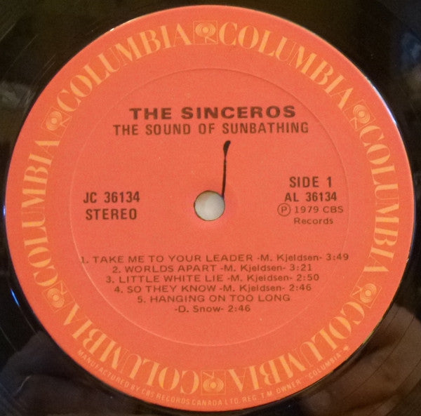 The Sinceros : The Sound Of Sunbathing (LP, Album)