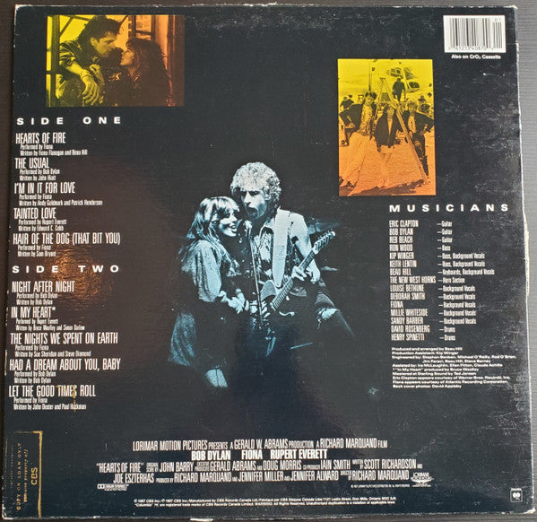 Various : Hearts Of Fire (LP, Album)