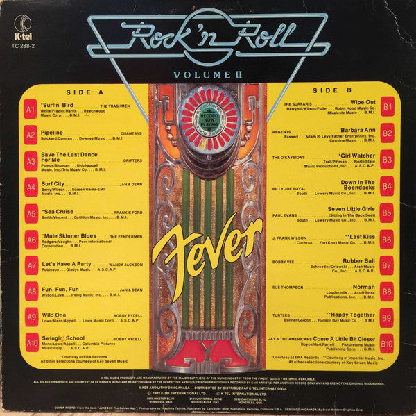 Various : Rock 'n Roll Fever Volume II (LP, Comp)