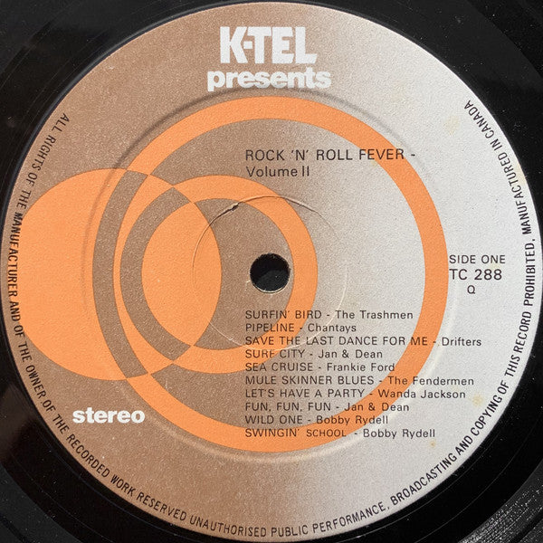 Various : Rock 'n Roll Fever Volume II (LP, Comp)