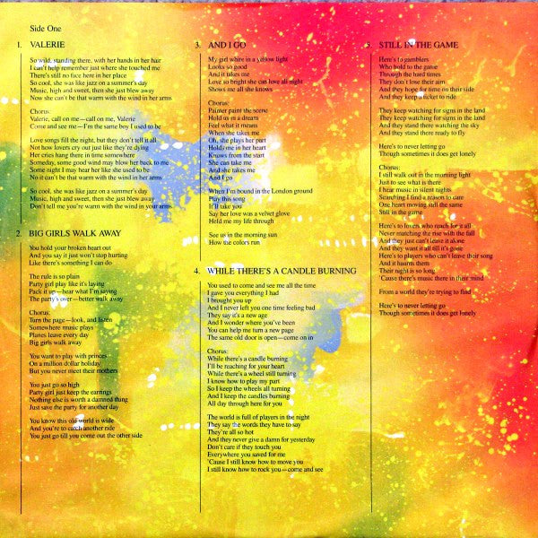 Steve Winwood : Talking Back To The Night (LP, Album)