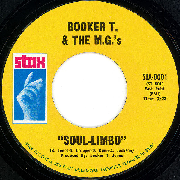 Booker T. & The M.G.'s* : Soul-Limbo (7", Single)