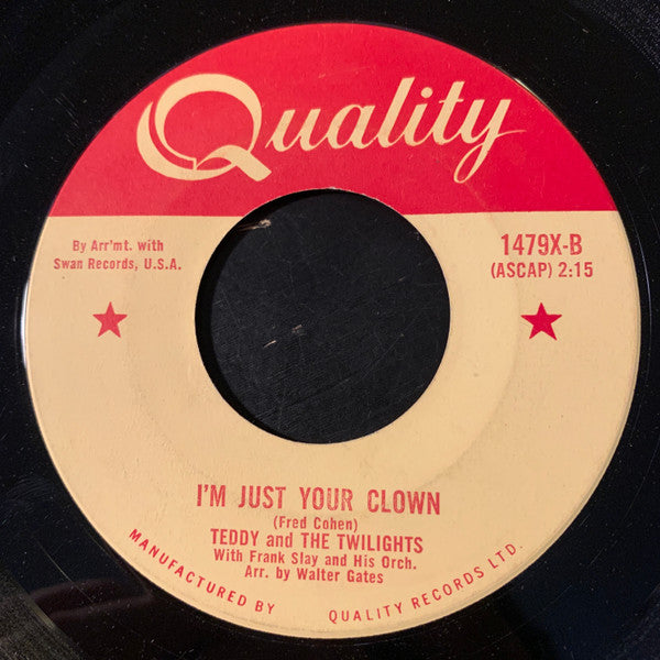 Teddy & The Twilights : Bimini Bimbo / I'm Just Your Clown (7", Single)