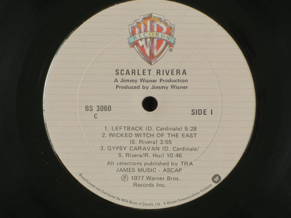 Scarlet Rivera : Scarlet Rivera (LP, Album, RE)