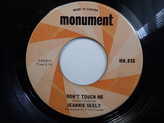 Jeannie Seely : Don't Touch Me (7", Single)