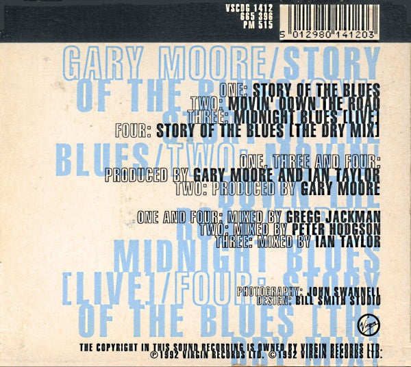 Gary Moore : Story Of The Blues (CD, Single, Dig)