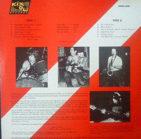 Jon & The Nightriders : Stampede! (LP, Album)