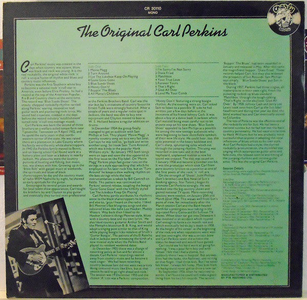 Carl Perkins : The Original Carl Perkins (LP, Comp, Mono)