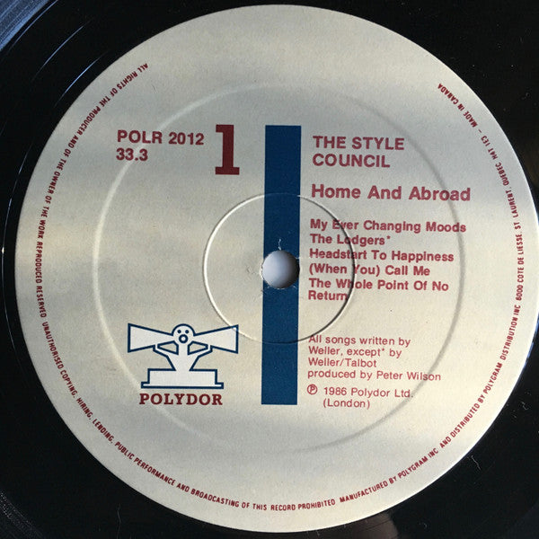 The Style Council : Home & Abroad (LP, Album)
