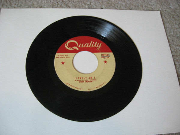 Chuck Jackson : Tell Him I'm Not Home / Lonely Am I (7", Single)