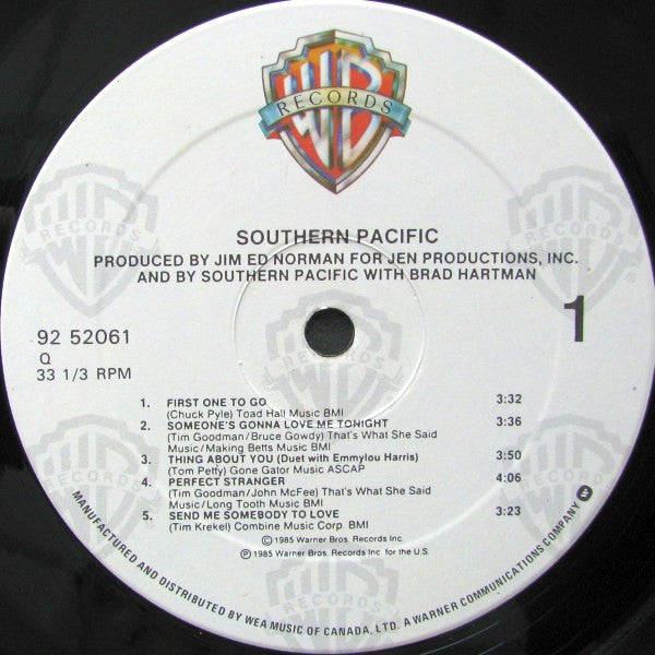 Southern Pacific : Southern Pacific (LP, Album)