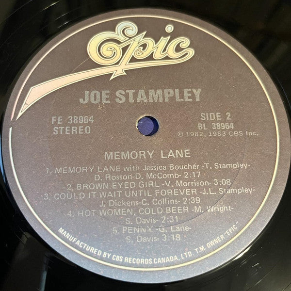 Joe Stampley : Memory Lane (LP, Album)