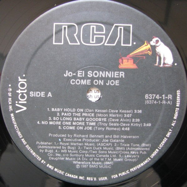 Jo-El Sonnier : Come On Joe (LP, Album)