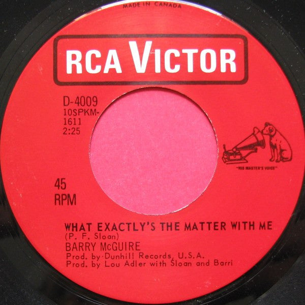 Barry McGuire : Eve Of Destruction (7", Single)