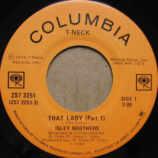 Isley Brothers* : That Lady (7", Single)