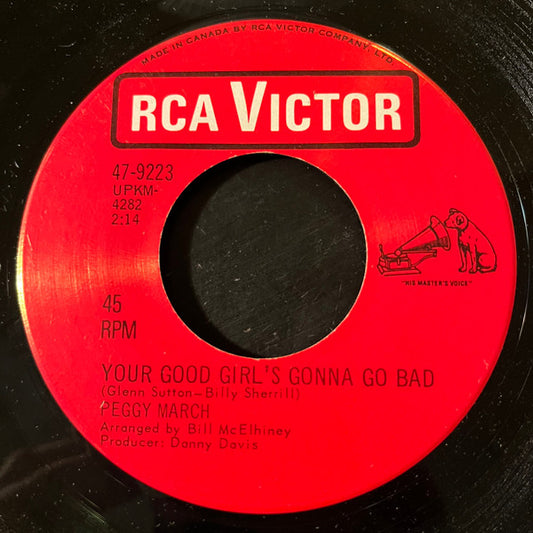 Peggy March : Your Good Girl's Gonna Go Bad / Mama Dear, Papa Dear (7", Single)