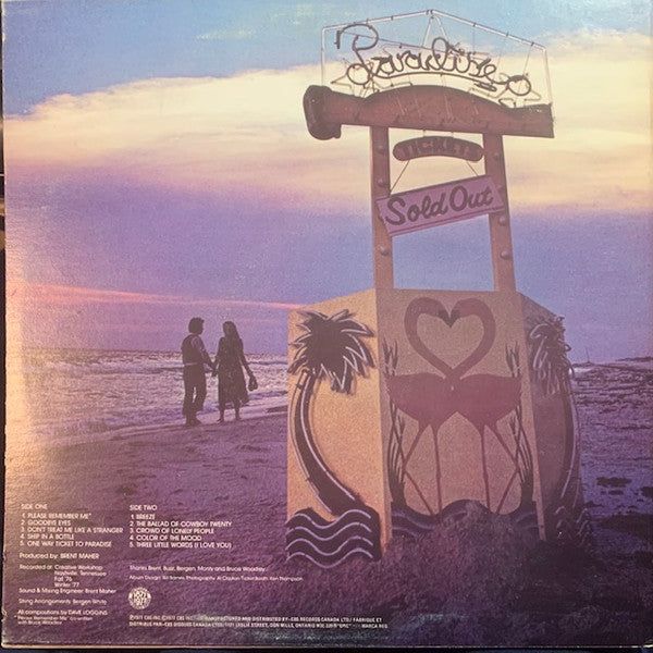 Dave Loggins : One Way Ticket To Paradise (LP, Album)