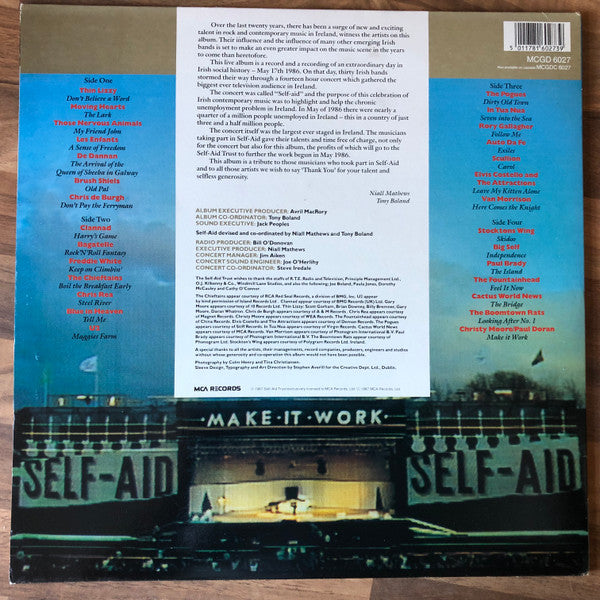 Various : Live For Ireland (2xLP, Album)