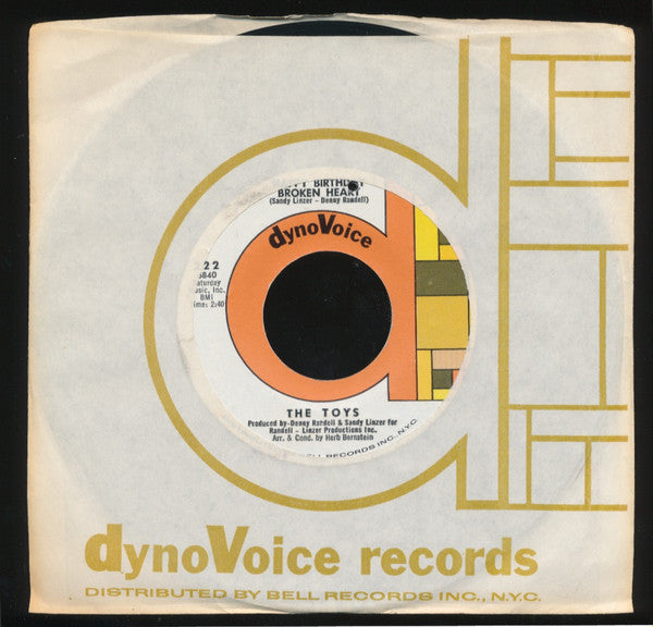 The Toys : Baby Toys / Happy Birthday Broken Heart (7", Single)